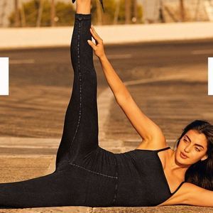 Free People Movement Happiness Runs Square Neck One Piece Black XS/S NWOT